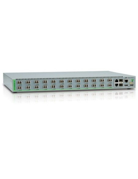Allied Telesis AT-8100S 24F-LC Gestito L3 Gigabit Ethernet (10 100 1000) Verde, Grigio