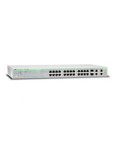 Allied Telesis AT-FS750 28PS switch di rete Gestito Gigabit Ethernet (10 100 1000) Supporto Power over Ethernet (PoE) Grigio