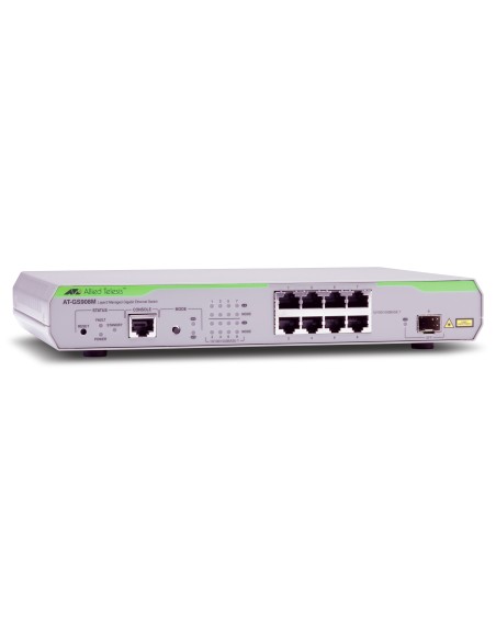 Allied Telesis AT-GS908M-50 Gestito L2 Gigabit Ethernet (10 100 1000) Argento