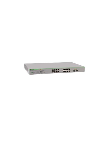 Allied Telesis GS950 16PS Gestito Gigabit Ethernet (10 100 1000) Supporto Power over Ethernet (PoE) Verde, Grigio