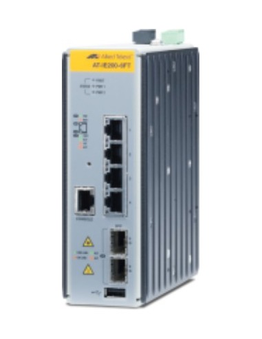 Allied Telesis AT-IE200-6FT-80 Gestito L2 Fast Ethernet (10 100) Grigio