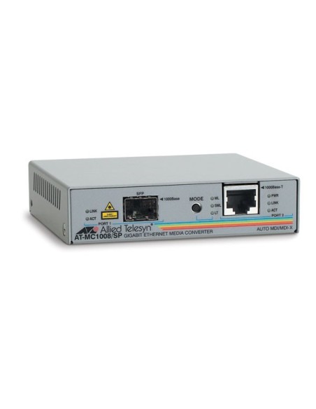 Allied Telesis AT-MC1008 SP convertitore multimediale di rete 1000 Mbit s Allied Telesis AT-MC1008 SP convertitore multimediale di rete 1000 Mbit s