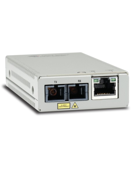 Allied Telesis AT-MMC200 SC-60 convertitore multimediale di rete 100 Mbit s 1310 nm Modalità multipla Argento