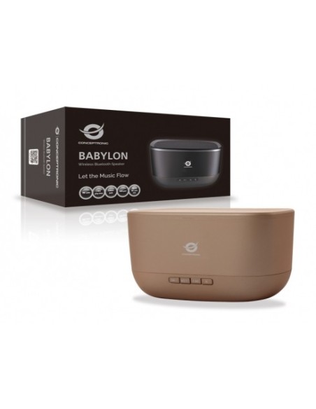 Conceptronic BABYLON01GL altoparlante portatile Oro 10 W