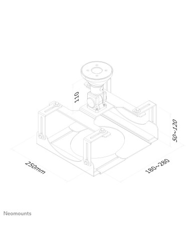 Neomounts by Newstar Supporto da soffitto per proiettori