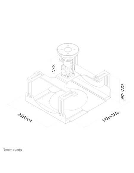 Neomounts by Newstar Supporto da soffitto per proiettori