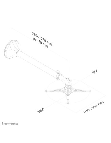 Neomounts by Newstar Supporto a parete per proiettori