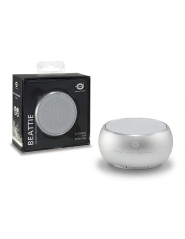 Conceptronic BEATTIE01S altoparlante portatile Argento 3 W