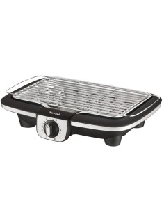 Tefal BG901D barbecue per l'aperto e bistecchiera Grill Da tavolo Elettrico Nero, Argento 2200 W