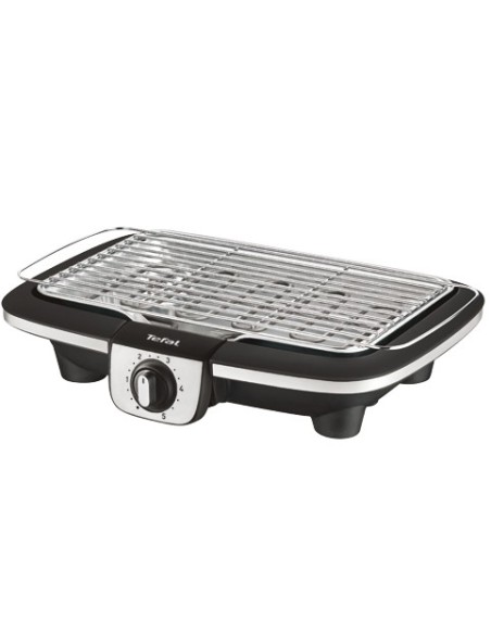 Tefal BG901D barbecue per l'aperto e bistecchiera Grill Da tavolo Elettrico Nero, Argento 2200 W