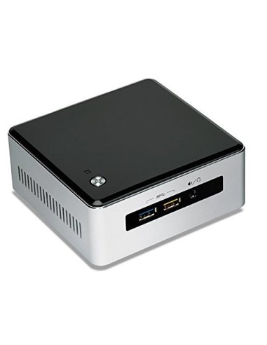 Intel NUC5i3RYH Nero, Acciaio inossidabile BGA 1168 i3-5010U 2,1 GHz