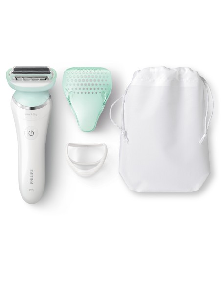 Philips SatinShave Prestige Rasoio elettrico a doppia lamina Wet & Dry