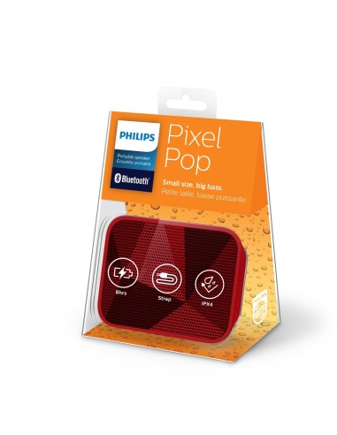 Philips PixelPop altoparlante wireless portatile BT110R 00