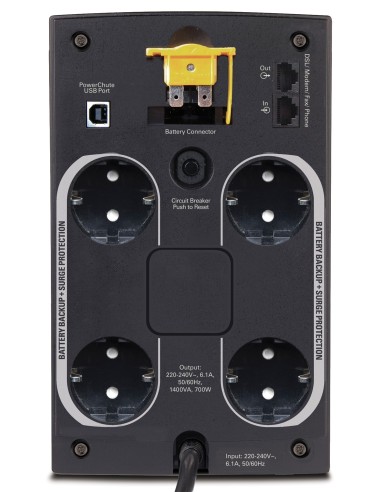 APC Back-UPS A linea interattiva 1,4 kVA 700 W