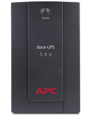 APC Back-UPS A linea interattiva 0,5 kVA 300 W 3 presa(e) AC
