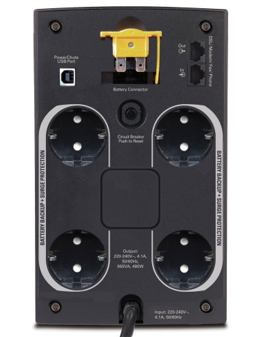 APC Back-UPS A linea interattiva 0,95 kVA 480 W