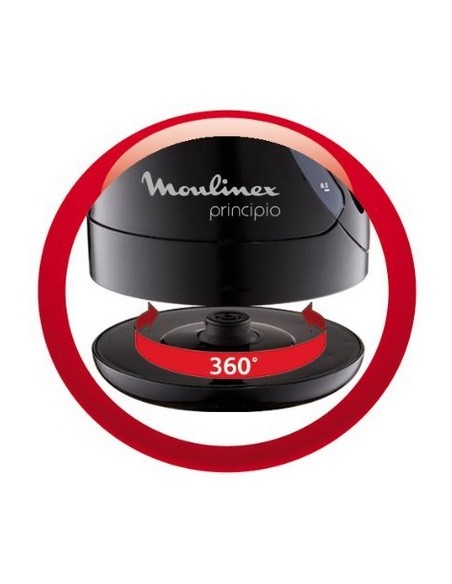 Moulinex Principio bollitore elettrico 1,2 L 2400 W Nero
