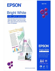 Epson Bright White Inkjet Paper - A4 - 500 Fogli