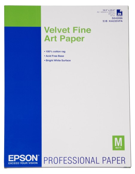 Epson Velvet Fine Art Paper