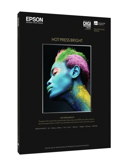 Epson Hot Press Bright Paper