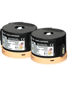 Epson Double Toner Cartridge Pack 2 x 2.5k