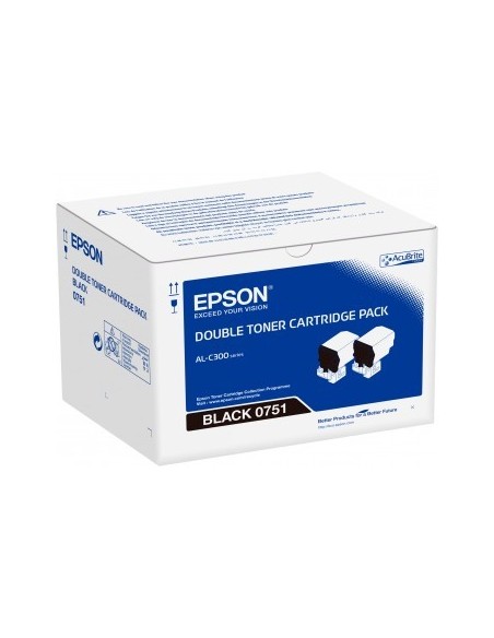 Epson Black Double Toner Cartridge Pack