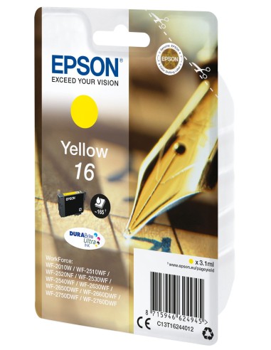 Epson Pen and crossword Cartuccia Penna e cruciverba Giallo Inchiostri DURABrite Ultra 16