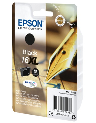 Epson Pen and crossword Cartuccia Penna e cruciverba Nero Inchiostri DURABrite Ultra 16XL