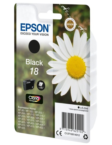 Epson Daisy Cartuccia Margherita Nero 18Inchiostri Claria Home 18