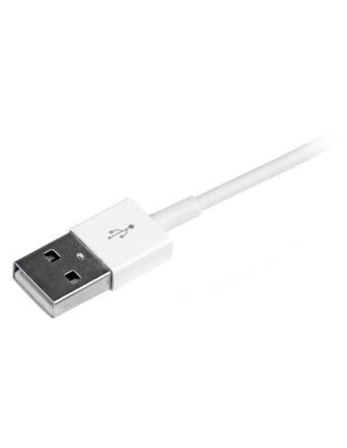 StarTech.com Cavo Connettore Lightning 8-pin Apple a USB di tipo Slim per iPhone   iPod   iPad da 1m - Bianco