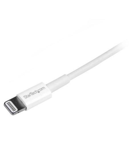 StarTech.com Cavo Connettore Lightning 8-pin Apple a USB di tipo Slim per iPhone   iPod   iPad da 1m - Bianco