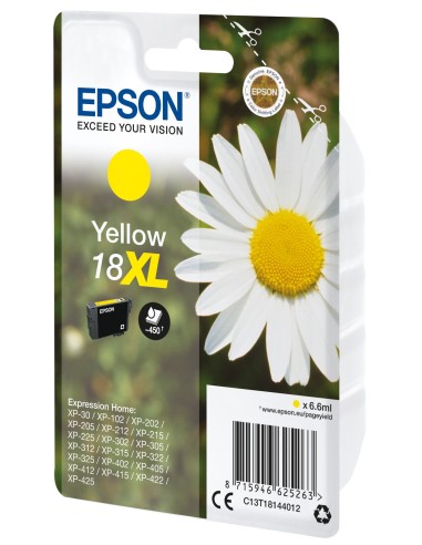 Epson Daisy Cartuccia Margherita Giallo Inchiostri Claria Home 18XL