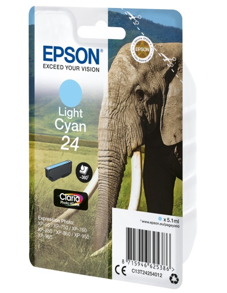Epson Elephant Cartuccia Ciano Chiaro
