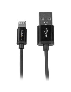 StarTech.com Cavo connettore lightning a 8 pin Apple nero a USB da 1m per iPhone   iPod   iPad