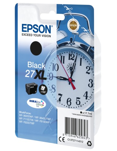 Epson Alarm clock Cartuccia Sveglia Nero Inchiostri DURABrite Ultra 27XL