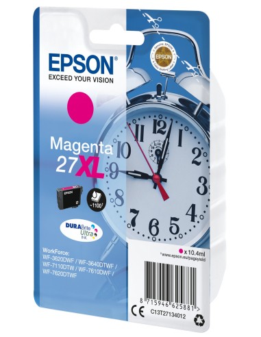 Epson Alarm clock Cartuccia Sveglia Magenta Inchiostri DURABrite Ultra 27XL