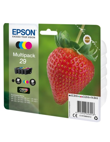 Epson Strawberry Multipack Fragole 4 colori Inchiostri Claria Home 29