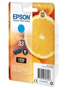 Epson Oranges Cartuccia Ciano T33 Claria Premium 2