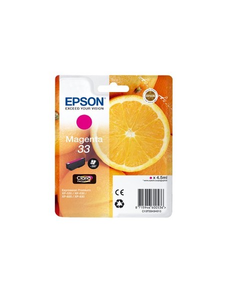 Epson C13T33434010 cartuccia d'inchiostro 1 pz Originale Magenta