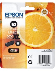 Epson Oranges 33XL PHBK cartuccia d'inchiostro 1 pz Originale Resa elevata (XL) Nero per foto