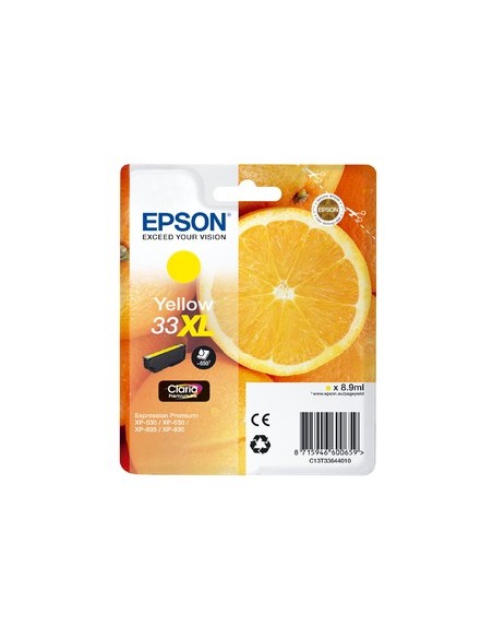 Epson Oranges C13T33644010 cartuccia d'inchiostro 1 pz Originale Giallo