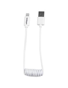 StarTech.com Cavo da Lightning a USB a spirale da 0,3 m - Cavo di ricarica Lightning per iPhone   iPad   iPod - Certificato