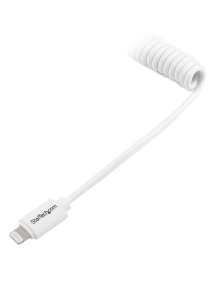 StarTech.com Cavo da Lightning a USB a spirale da 0,3 m - Cavo di ricarica Lightning per iPhone   iPad   iPod - Certificato