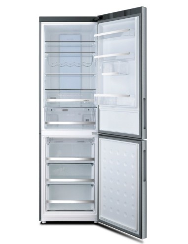 Haier C2FE836CFJ frigorifero con congelatore Libera installazione 352 L Acciaio inossidabile