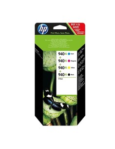 HP 940XL cartuccia d'inchiostro 4 pz Originale Resa elevata (XL) Nero, Ciano, Magenta, Giallo