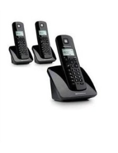 Motorola C403E Telefono DECT Identificatore di chiamata Nero 2