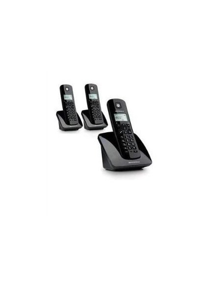 Motorola C403E Telefono DECT Identificatore di chiamata Nero