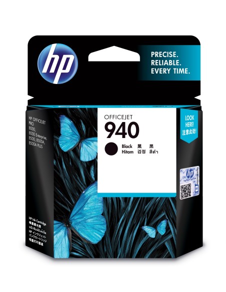 HP 940 Black Original Ink Cartridge cartuccia d'inchiostro 1 pz Originale Resa standard Nero