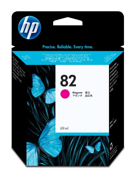 HP Cartuccia inchiostro magenta DesignJet 82, 69 ml