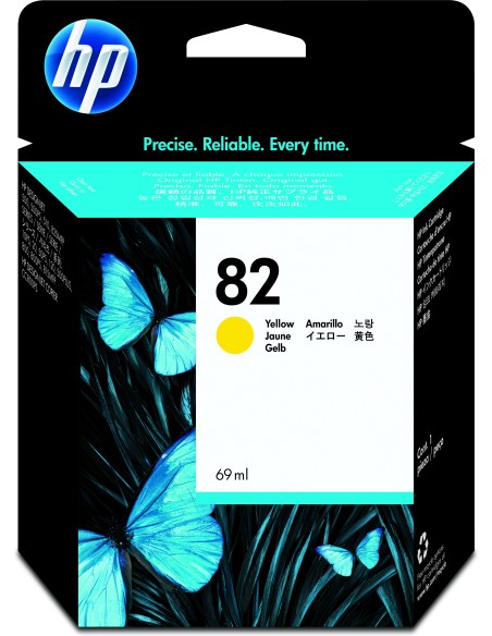 HP Cartuccia inchiostro giallo DesignJet 82, 69 ml